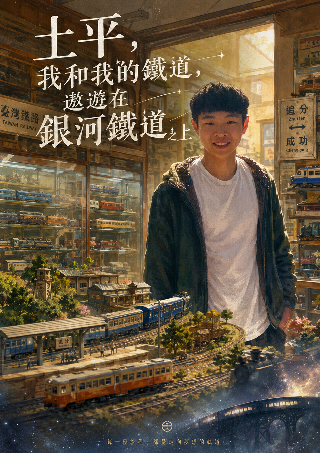 土平， 我和我的鐵道， 遨遊在銀河鐵道之上