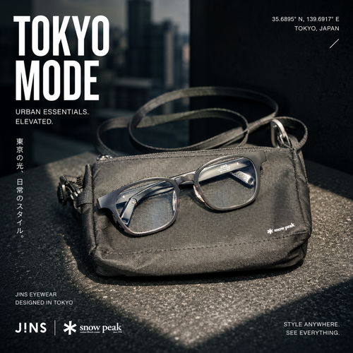 JINS×Snow Peak JINS Switch Flip Up +360°