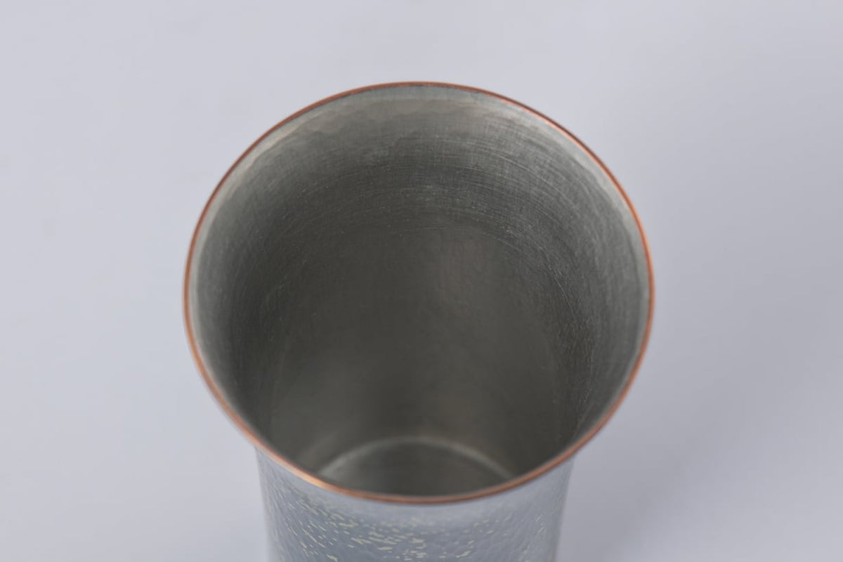 新潟 燕三条 玉川堂 散金青色啤酒杯 (250ml)