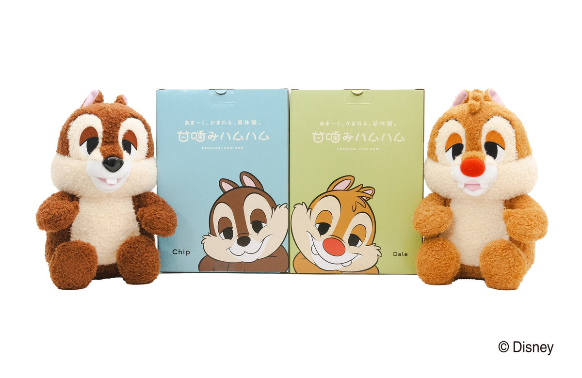 ユカイ工学 甘噛みハムハム（Chip & Dale）— 模擬輕咬互動玩偶